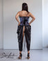 SiaLinda: Rock Leonie, schwarz, Design Rock der O, asymmetrisch, geschlitzt - SiaLinda.com